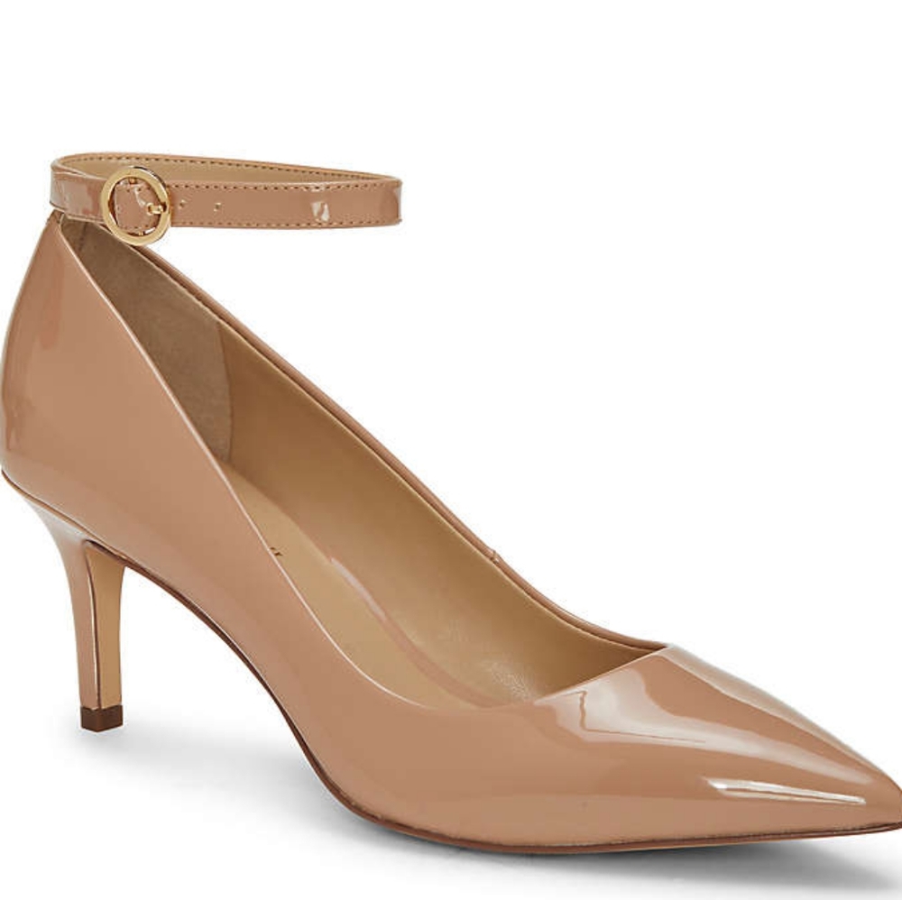 ENZO ANGIOLINI Delica Ankle Strap Pointed Toe Pump